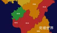 echarts黄冈市地图geoJson数据实例下载